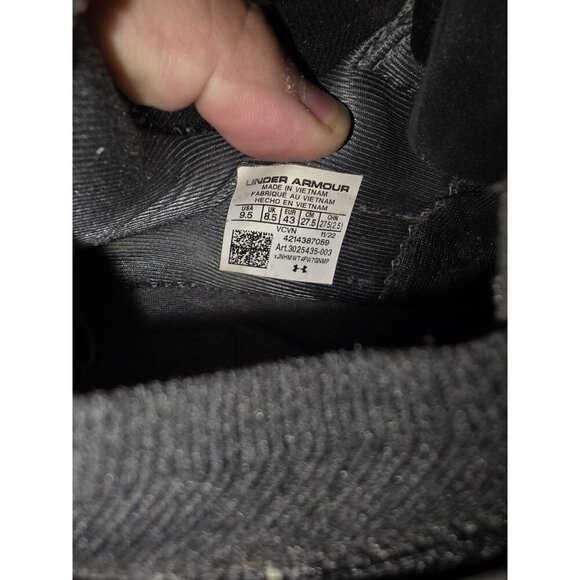 Under Armour Project Rock 5 Black Training 3025435-003 UK 8.5 US 9.5 EUC - Picture 8 of 8